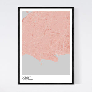 Dorset Region Map Print