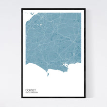 Load image into Gallery viewer, Dorset Region Map Print