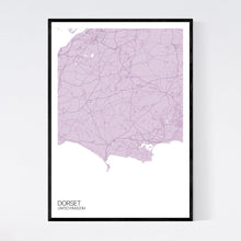 Load image into Gallery viewer, Dorset Region Map Print