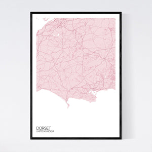 Dorset Region Map Print