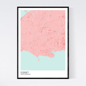 Dorset Region Map Print