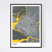 Load image into Gallery viewer, Douala City Map Print