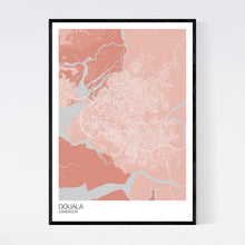 Load image into Gallery viewer, Douala City Map Print