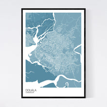 Load image into Gallery viewer, Douala City Map Print