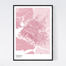 Load image into Gallery viewer, Douala City Map Print
