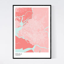 Load image into Gallery viewer, Douala City Map Print