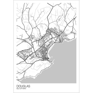 Map of Douglas, Isle of Man