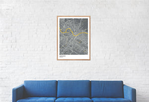 Map of Dresden, Germany