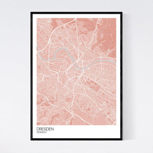 Dresden City Map Print