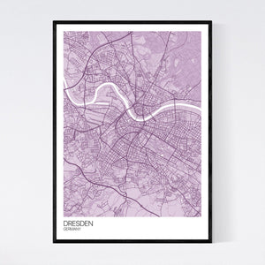 Dresden City Map Print