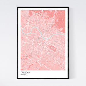 Dresden City Map Print