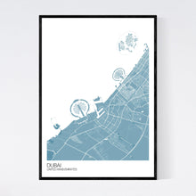 Load image into Gallery viewer, Dubai City Map Print