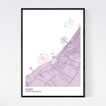 Load image into Gallery viewer, Dubai City Map Print
