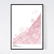 Load image into Gallery viewer, Dubai City Map Print