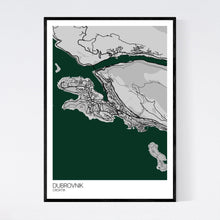Load image into Gallery viewer, Dubrovnik City Map Print