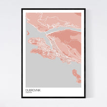 Load image into Gallery viewer, Map of Dubrovnik, Croatia