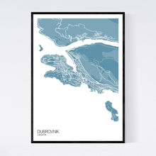 Load image into Gallery viewer, Dubrovnik City Map Print