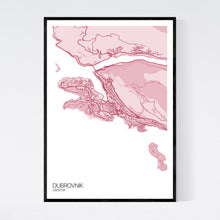Load image into Gallery viewer, Dubrovnik City Map Print