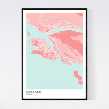 Load image into Gallery viewer, Dubrovnik City Map Print