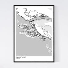 Load image into Gallery viewer, Dubrovnik City Map Print