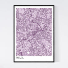 Load image into Gallery viewer, Dudley City Map Print