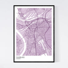 Load image into Gallery viewer, Duisburg City Map Print