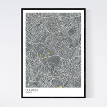 Load image into Gallery viewer, Dulwich Neighbourhood Map Print
