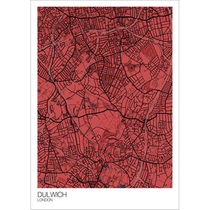 Map of Dulwich, London