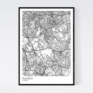 Dulwich Neighbourhood Map Print