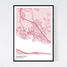 Load image into Gallery viewer, Dumbarton City Map Print