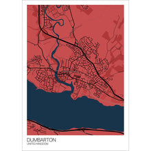 Load image into Gallery viewer, Map of Dumbarton, United Kingdom