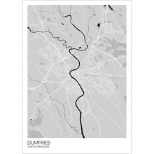 Load image into Gallery viewer, Map of Dumfries, United Kingdom