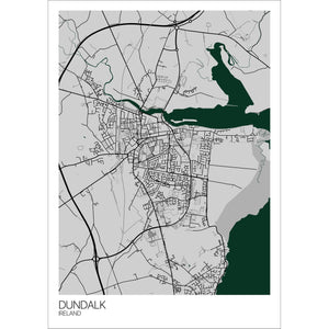 Map of Dundalk, Ireland