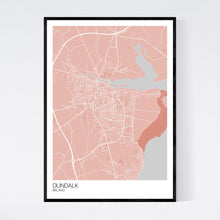 Load image into Gallery viewer, Dundalk City Map Print