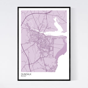 Dundalk City Map Print