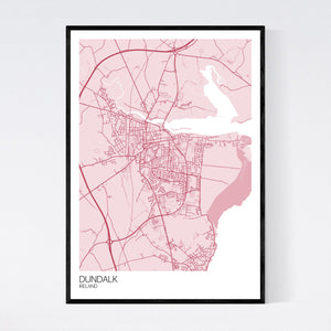 Dundalk City Map Print