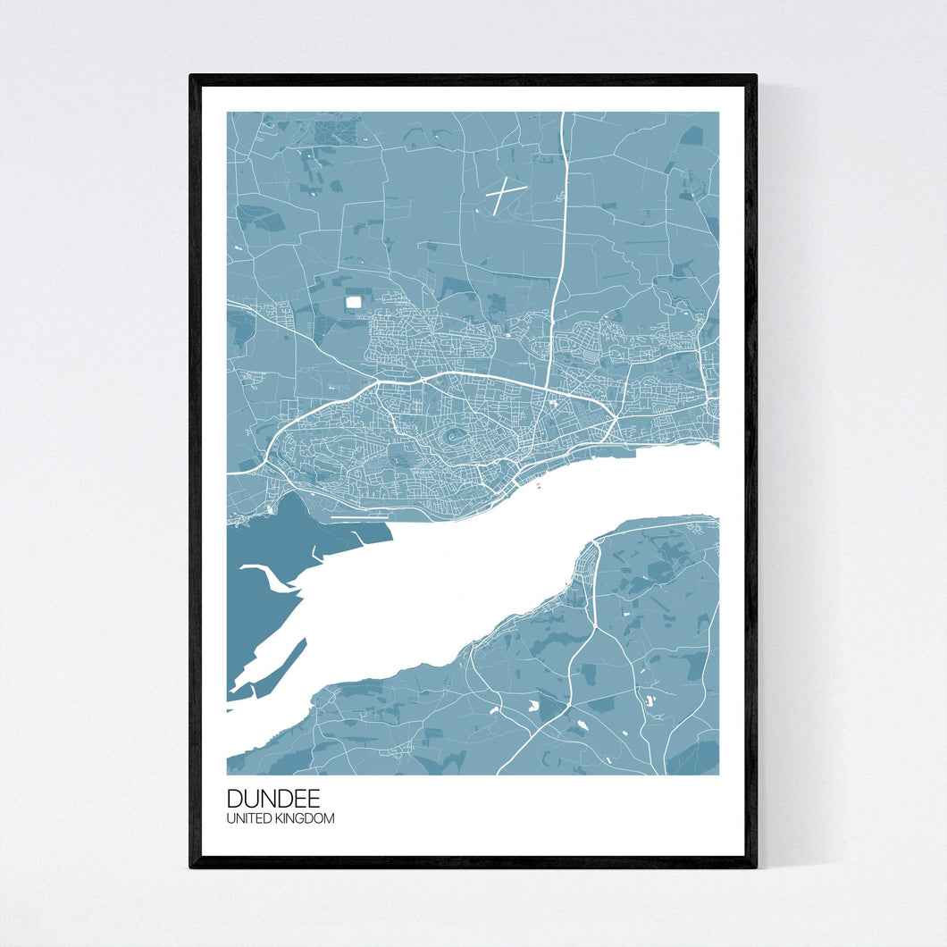 Dundee City Map Print