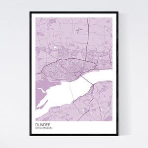 Map of Dundee, United Kingdom