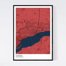 Load image into Gallery viewer, Dundee City Map Print