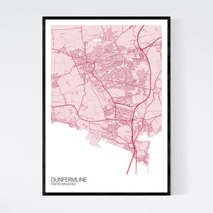 Map of Dunfermline, United Kingdom