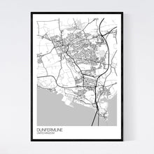 Load image into Gallery viewer, Dunfermline City Map Print