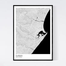 Load image into Gallery viewer, Durban City Map Print