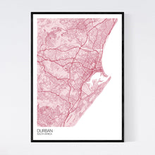 Load image into Gallery viewer, Durban City Map Print