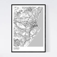 Load image into Gallery viewer, Durban City Map Print