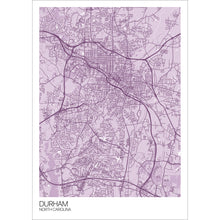 Load image into Gallery viewer, Map of Durham, North Carolina