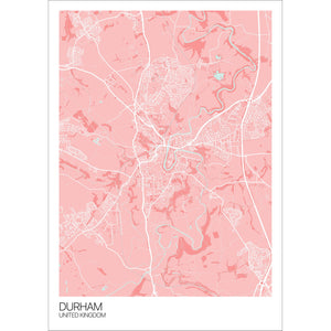 Map of Durham, United Kingdom