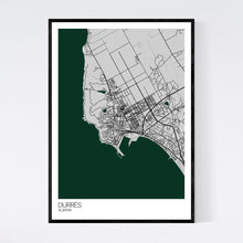 Load image into Gallery viewer, Durrës City Map Print