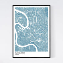 Load image into Gallery viewer, Düsseldorf City Map Print