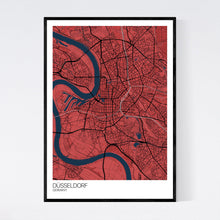 Load image into Gallery viewer, Düsseldorf City Map Print