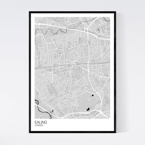 Ealing Neighbourhood Map Print